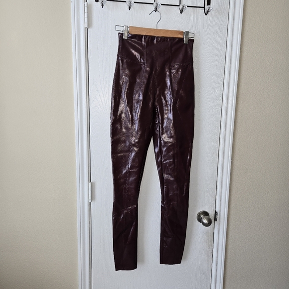 Spanx Faux Patent Leather Leggings - Picture 4 of 11